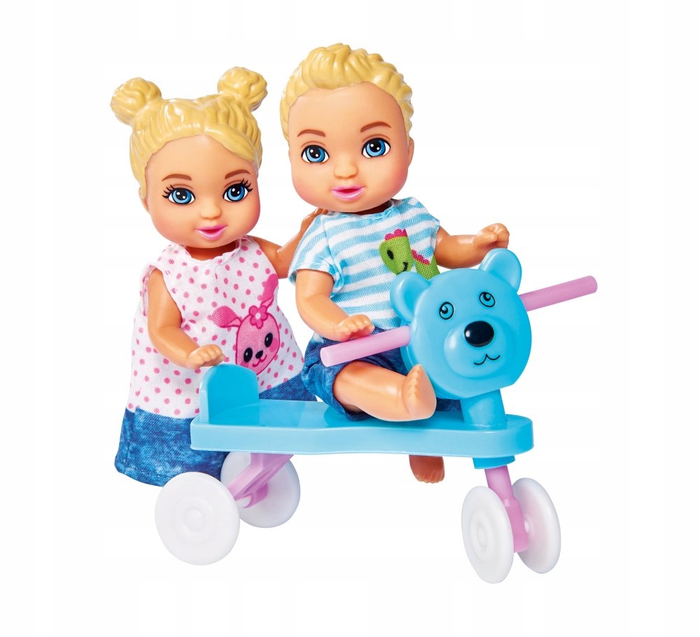 SIMBA RODZINA LALKA STEFFI EVI ZESTAW BOBAS WÓZEK Głębokość produktu 1 cm