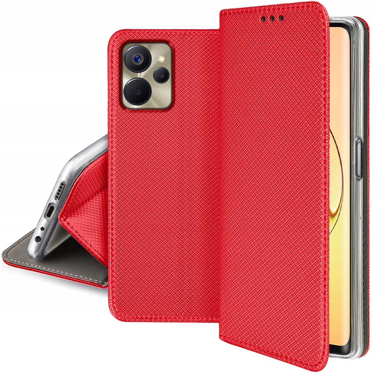 

Etui do Realme 9i 5G 10 5G Smart Magnet Szkło