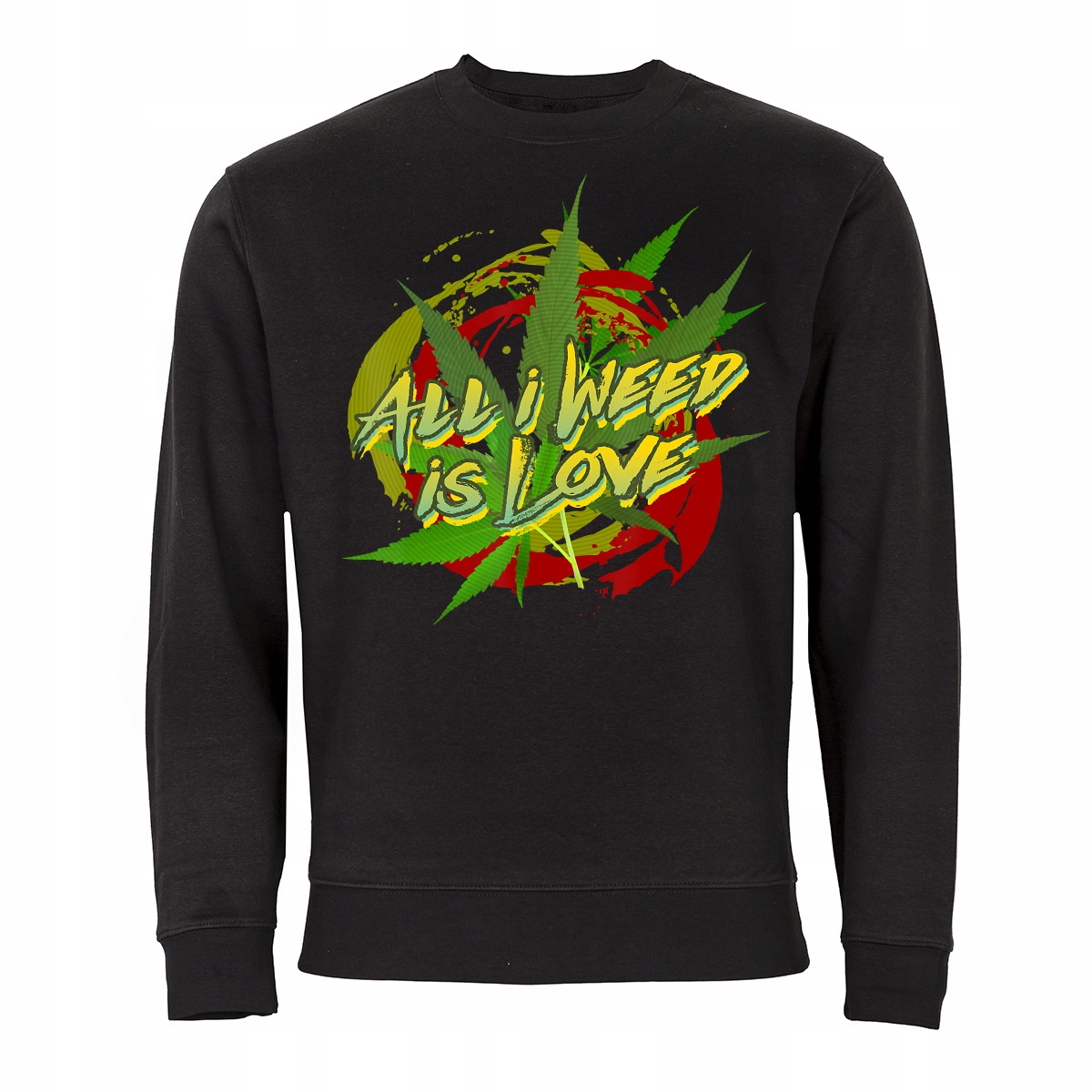 Mikina Marihuana Zielko 420 Cannabis Weed Love