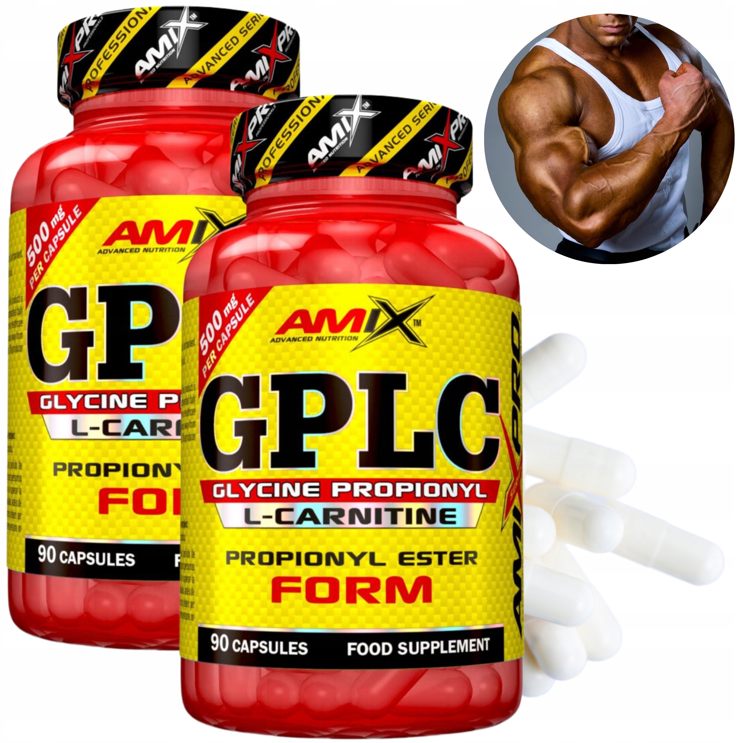 Gplc Glycine Propionyl Lkarnitin Oxid dusnatý předtréninkovka bez kofeinu