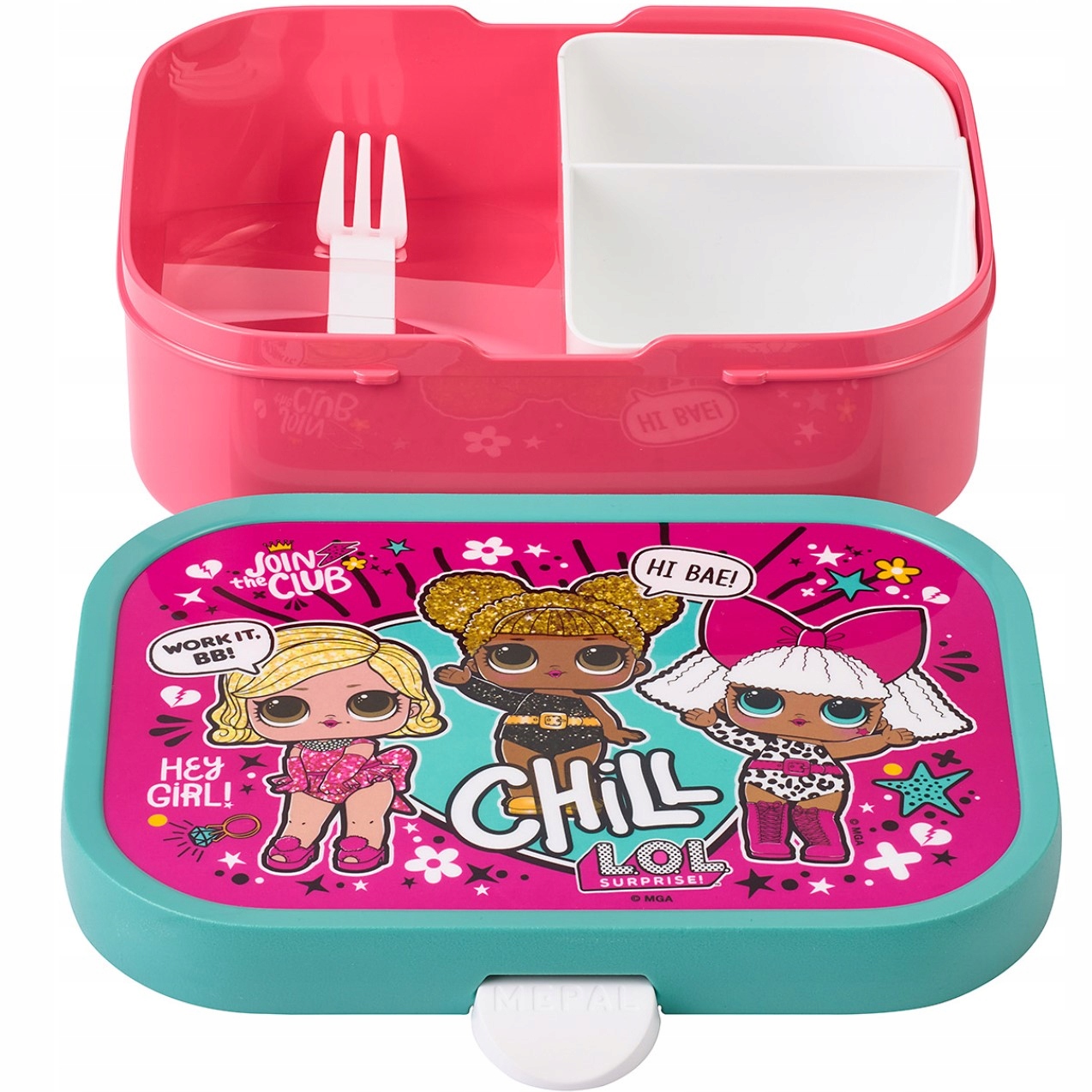 

Mepal Lunchbox Śniadaniówka Różowa Lalki Do Szkoły