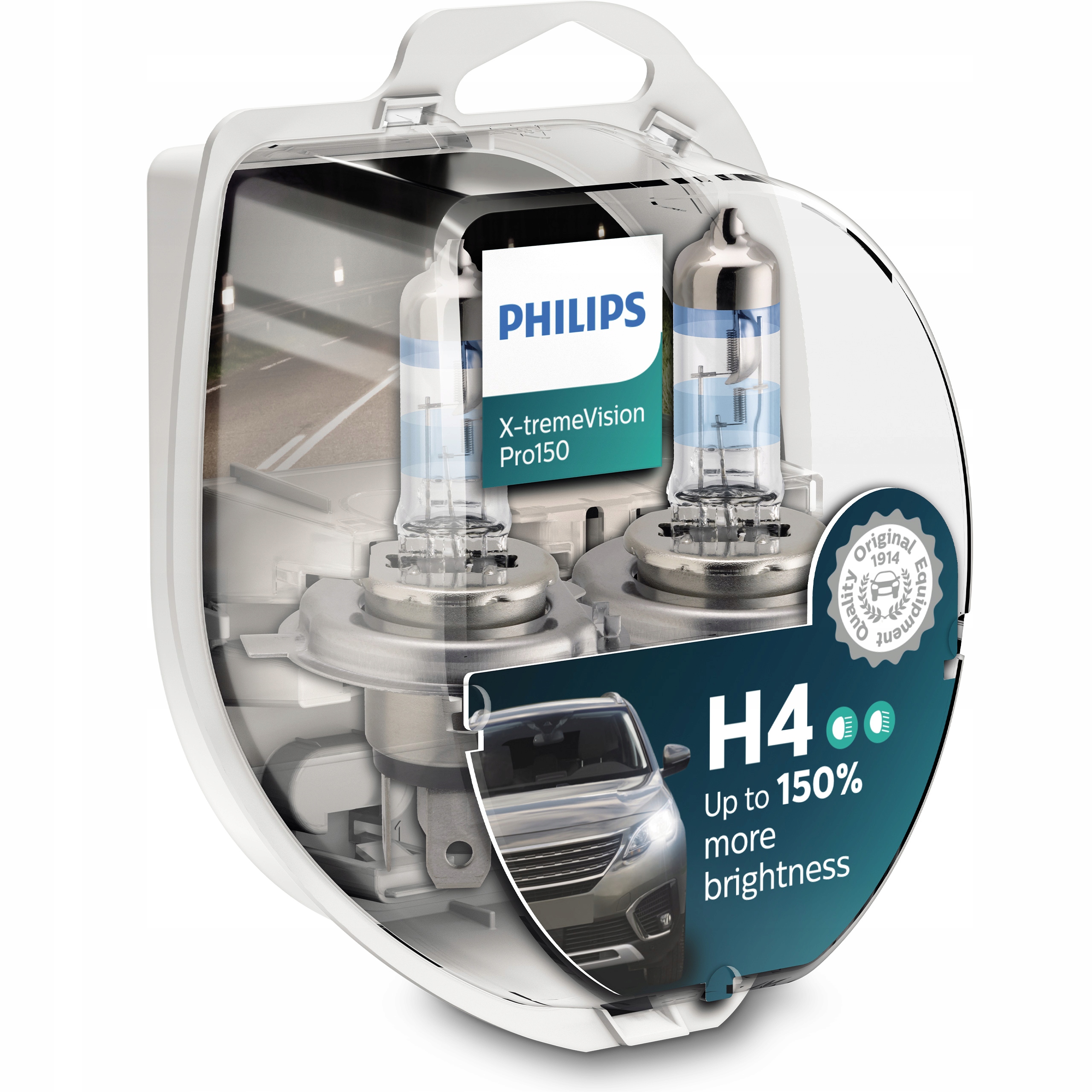 

Philips Żarówki H4 X-Treme Vision Pro150 +150%