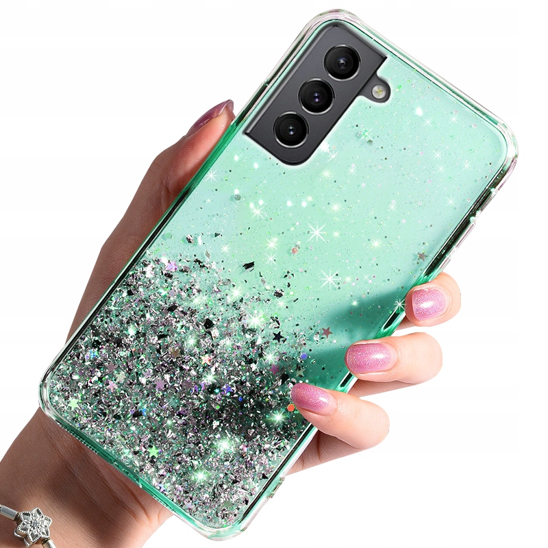 

Etui do Samsung Galaxy S21 Case Brokat Szkło 9H