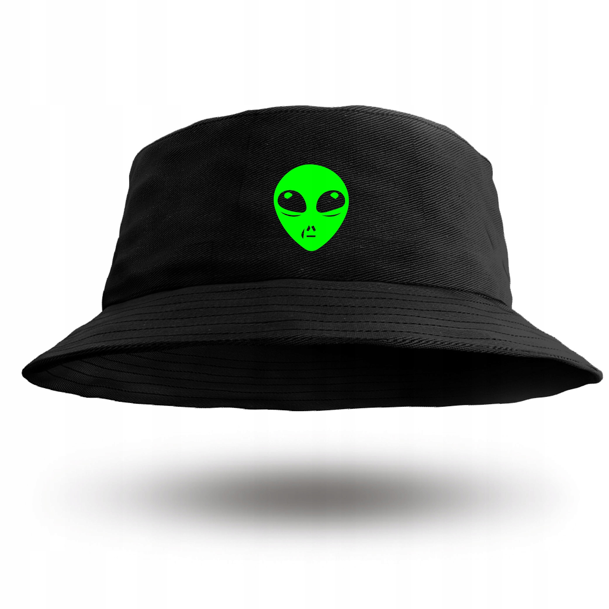 MODNY BUCKET NA WIOSNĘ LATO ALIEN KOSMITA UFO NASA Model bucket hat kapelusz czapka