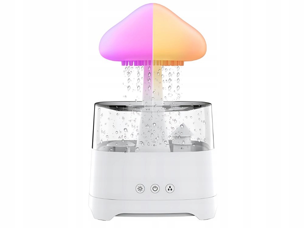 Zvlhčovač Vzduchu Difuzér Aromaterapie Led Lampa Rgb Pilot Usb