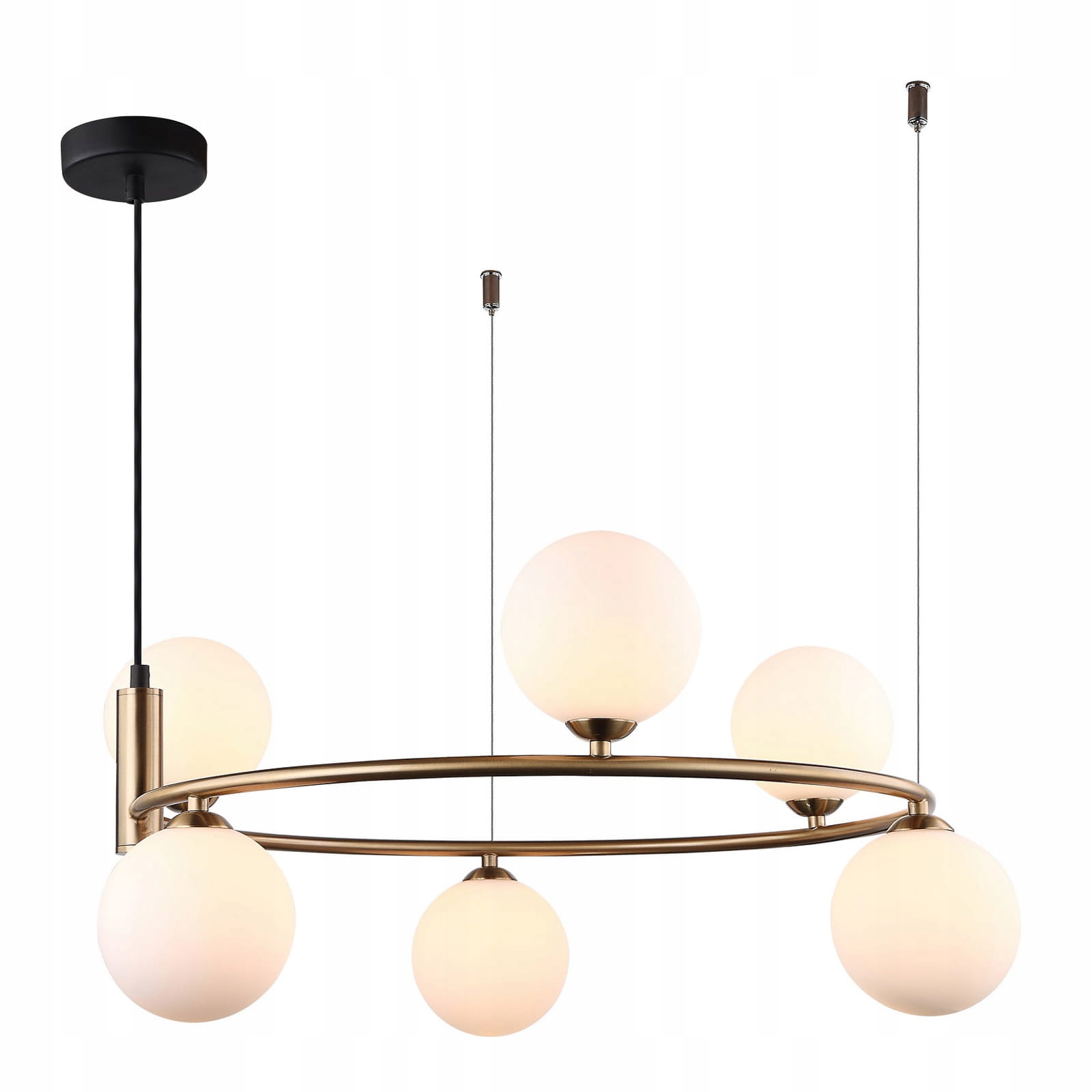 Żyrandol Amily nowoczesny złoty 6xG9 60 cm Italux