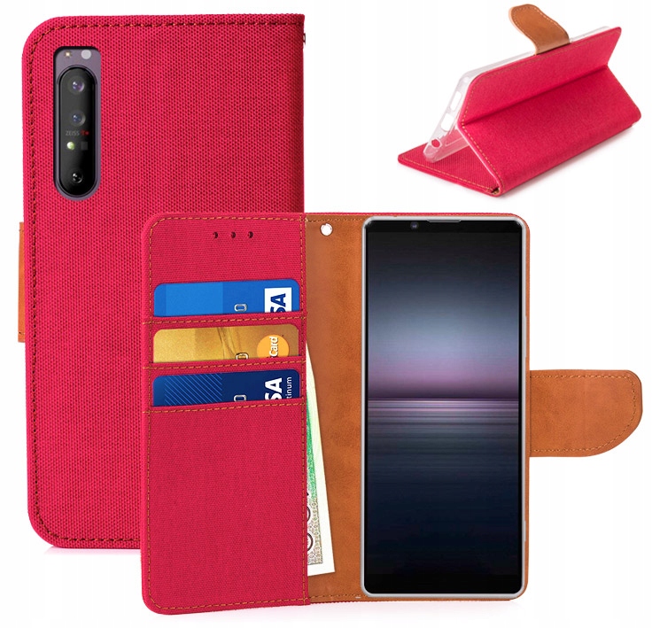 

Etui Portfel Canvas Do Sony Xperia 1 II