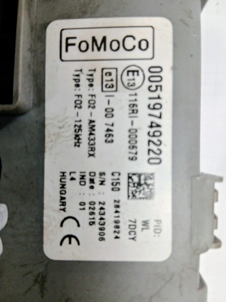 Module fusibles Ford Ka 08 00519749220