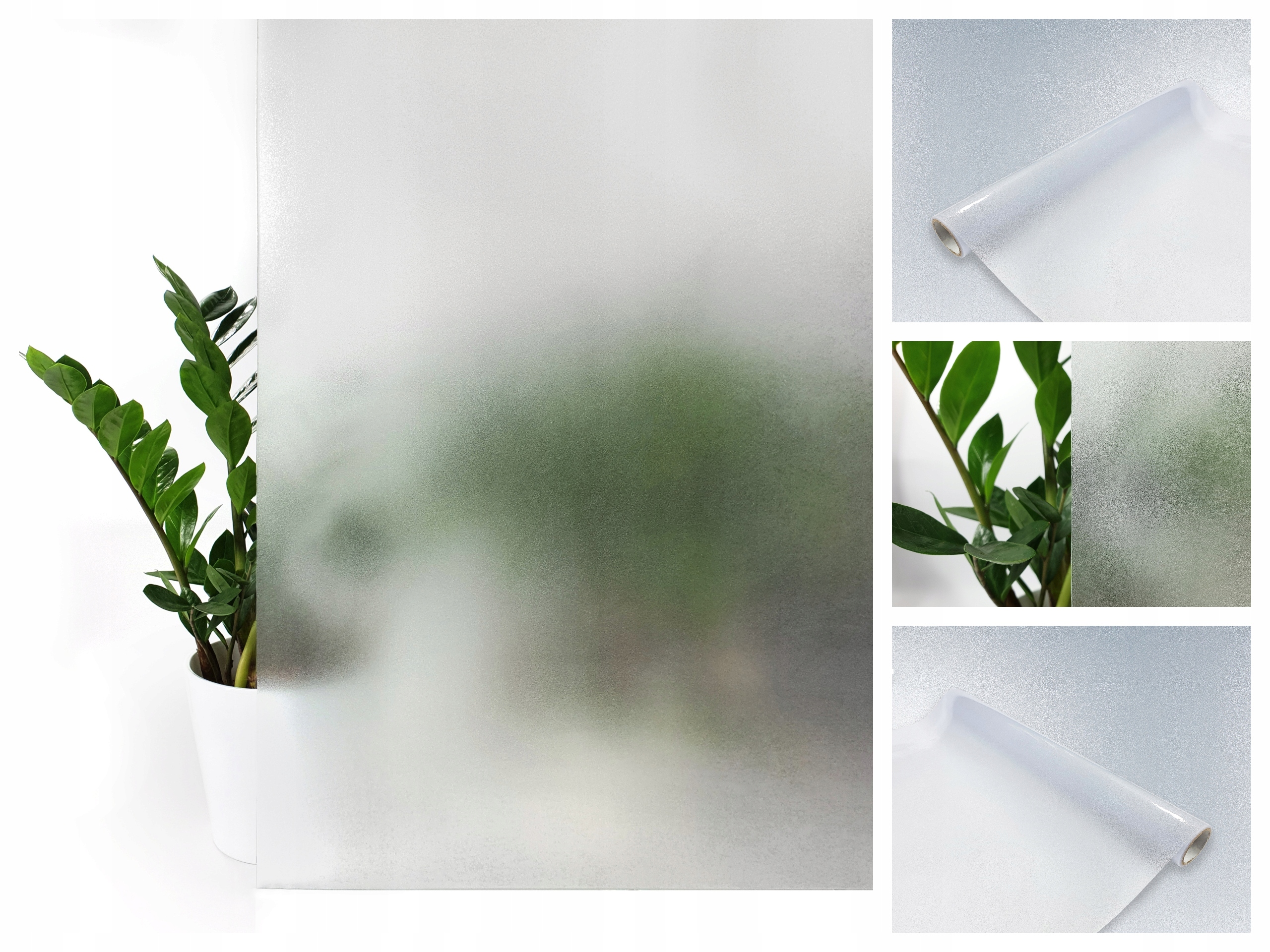 Ochranná okenná fólia Mrazený vzor na sklá Diy Statická rolka 90 cm x 15 m