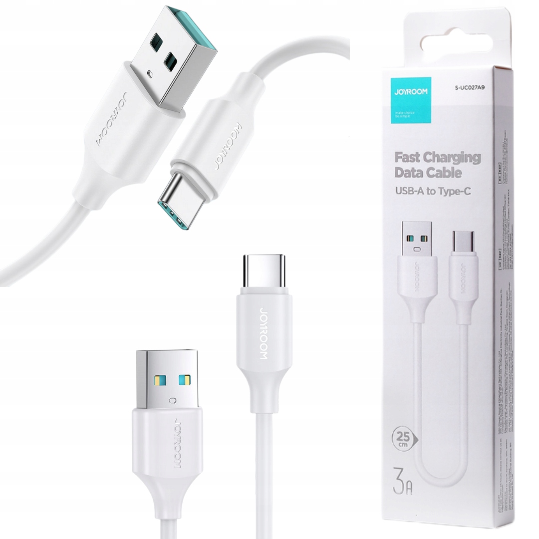 

Joyroom kabel Usb Usb Typ C 3A 0,25 biały