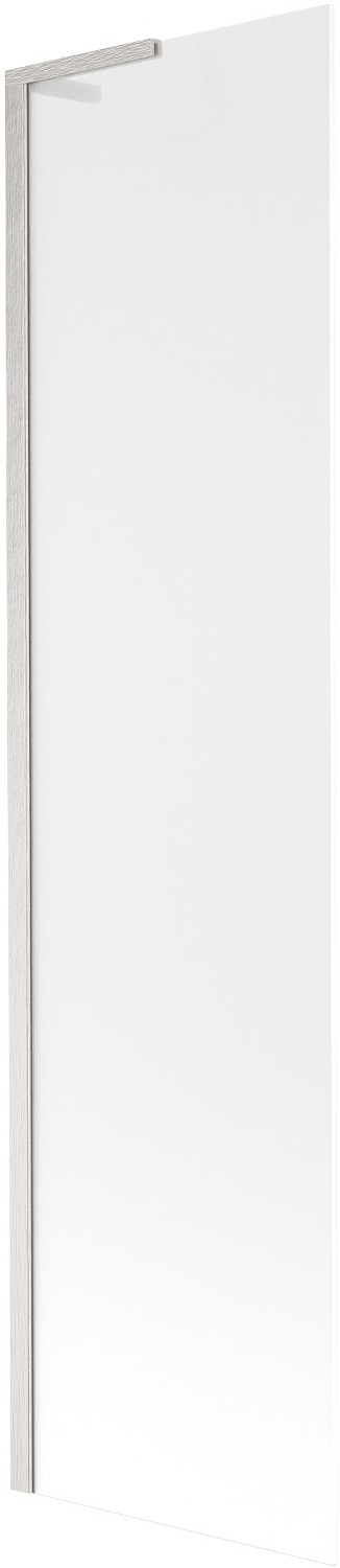 Mexen Next L vanová zástěna 1-dílná 50 x 150 cm, mat, kartáčovaný nikl 89