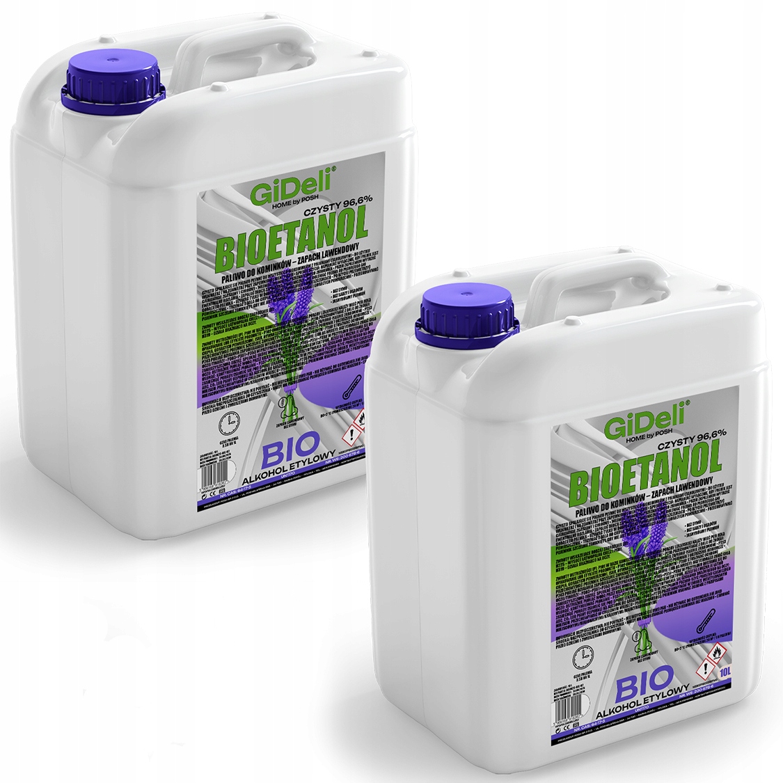 Bioetanol do krbu 2x 10L vůně levandule biopalivo