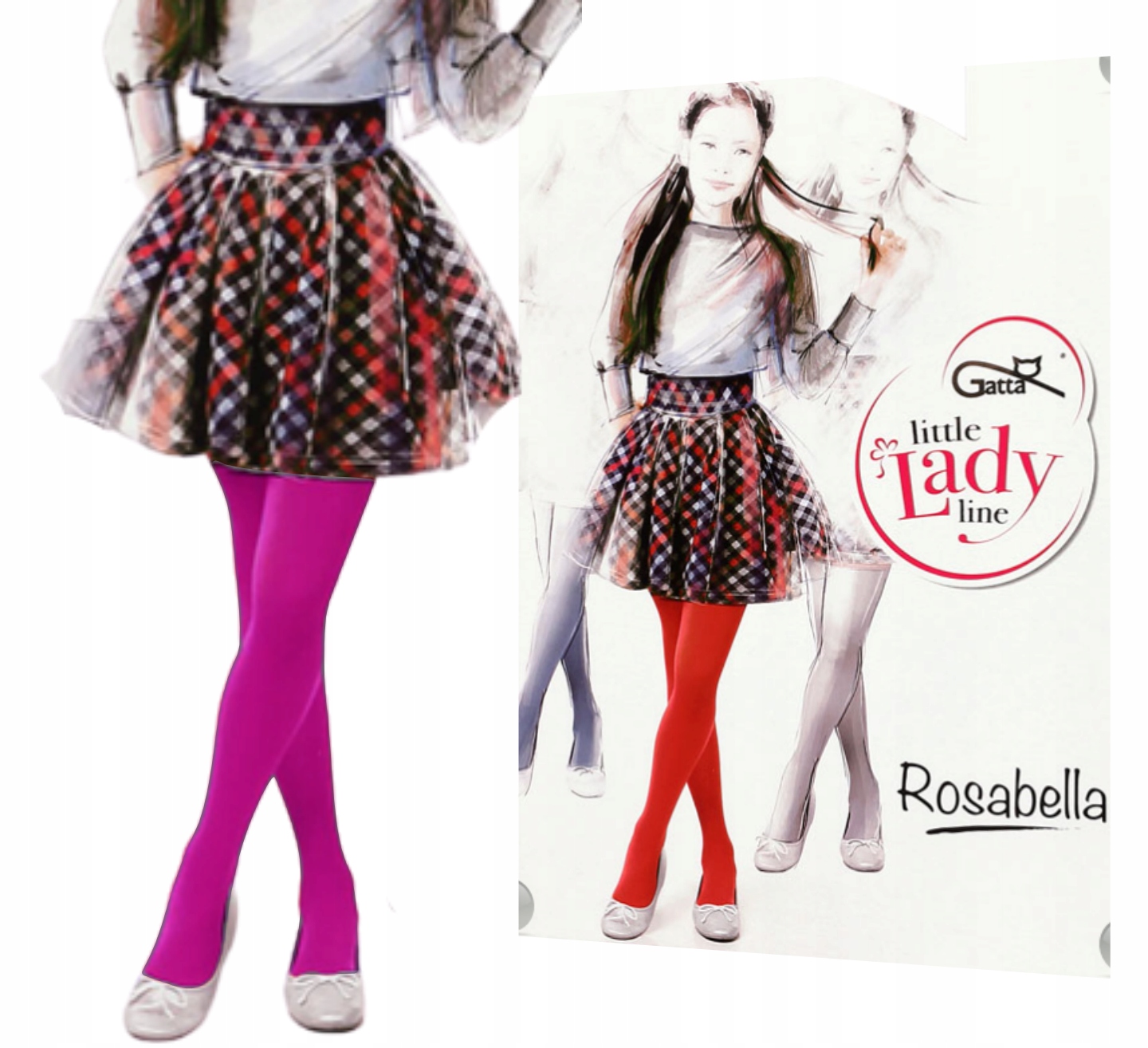 

Rajstopki dziecięce Gatta Rosabella 128/134 fuksja