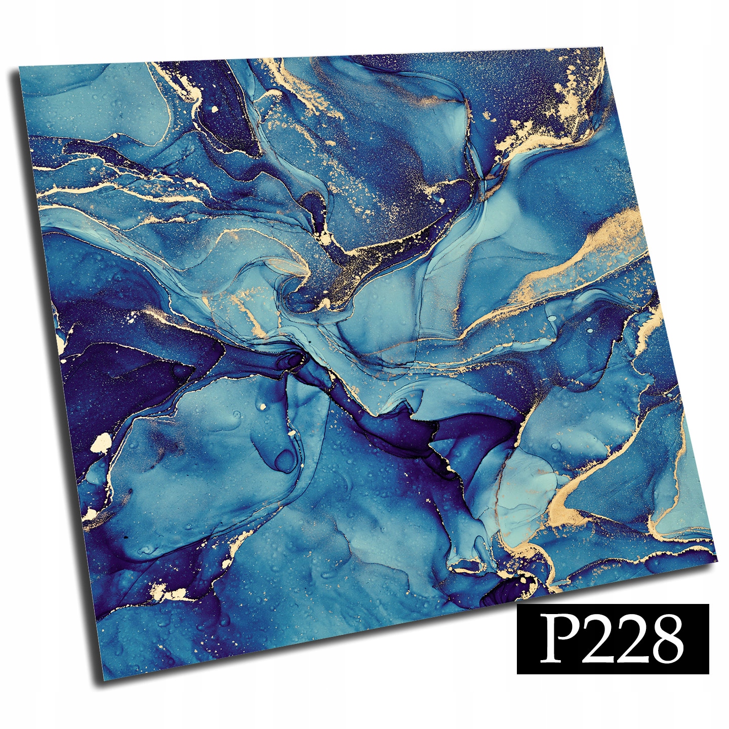 Kafelki PCV samoprzylepne 15cm Niebieski marmur