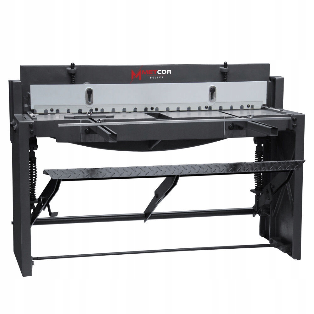 NOŻYCE GILOTYNOWE STOŁOWE BLACHY METCOR Q01 1320X1,5mm NOŻNE Marka Metcor