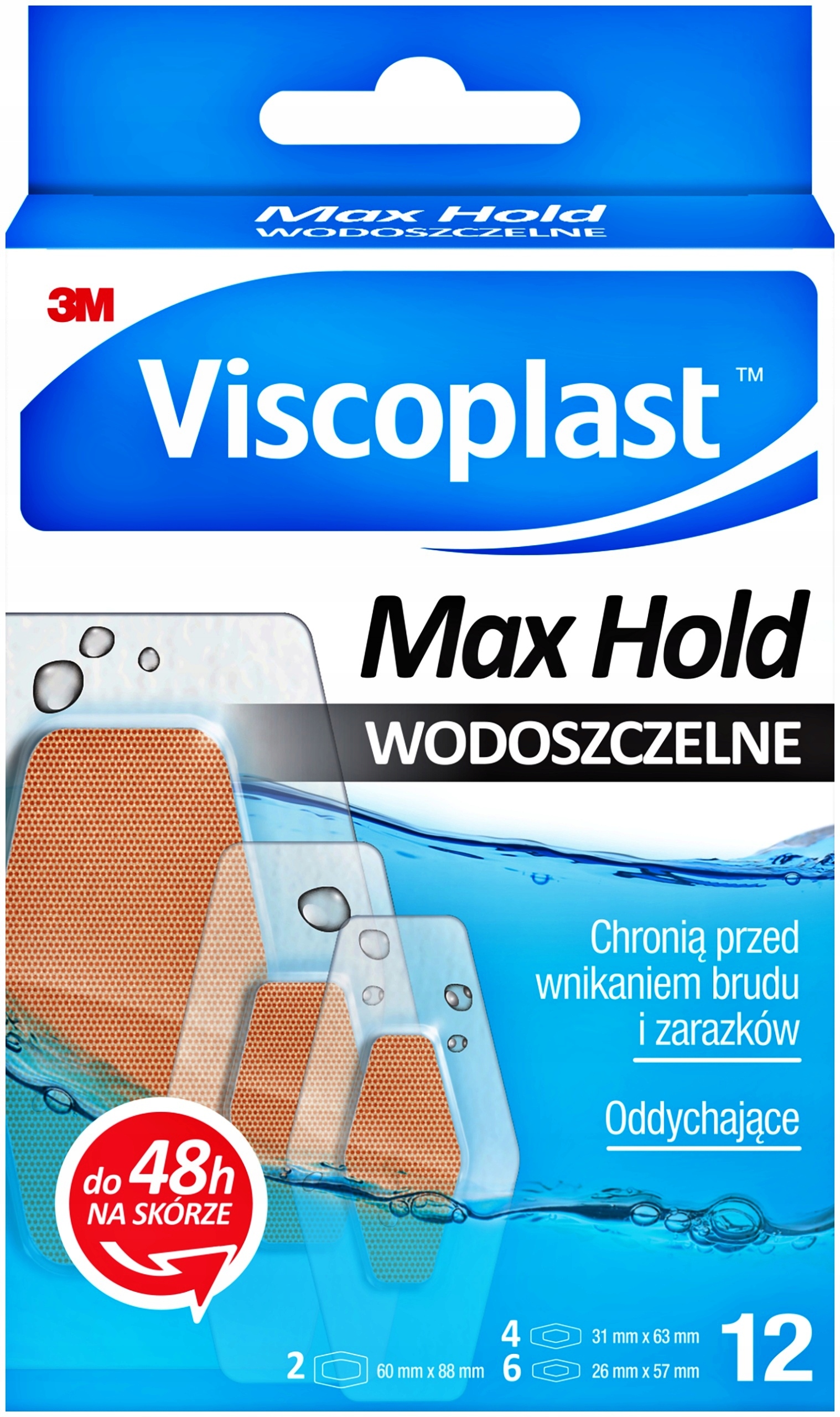 

Viscoplast Plastry Max Hold wodoszczelne 12 szt