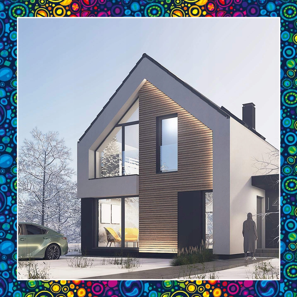 Projekt domu jednorodzinnego od Pracownia Nad Wartą| KRÓWKAmała Śrem