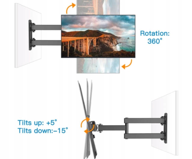 UCHWYT UNIWERSALNY DO TELEWIZORA 13'' do42'' 20kg Kod producenta 0000000