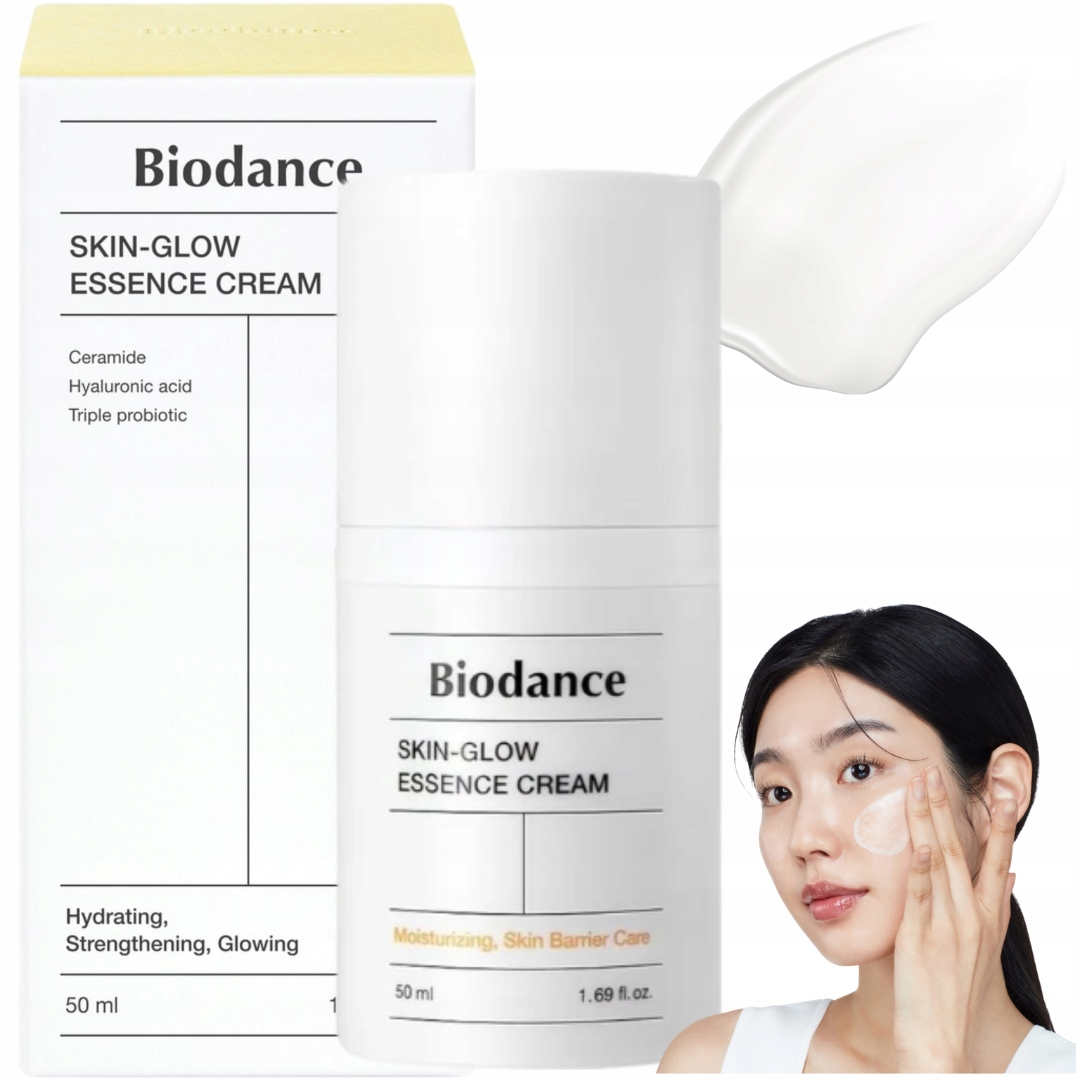 Pleťový krém Biodance Skin-Glow Essence Cream Hydratační s Ceramidy 50 ml