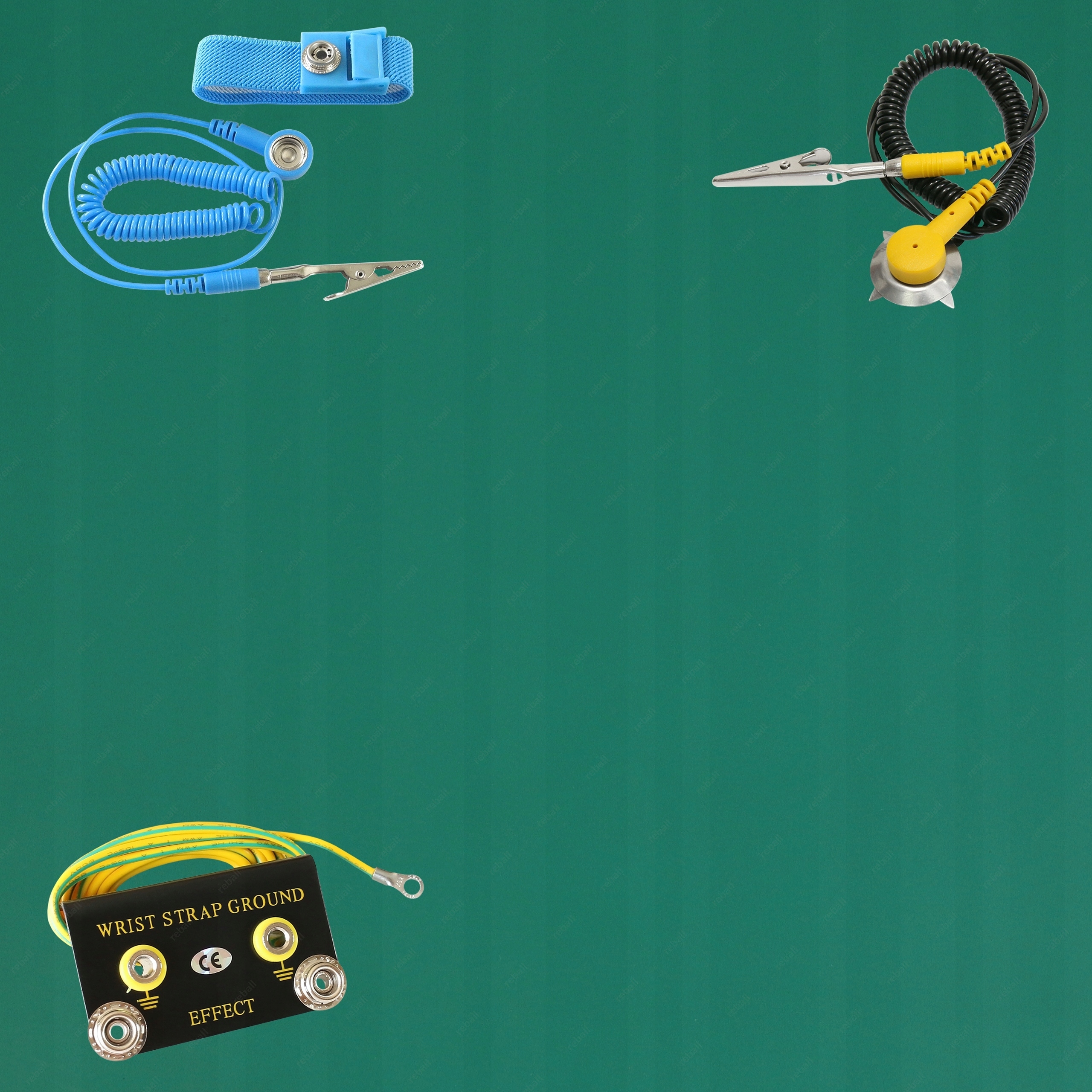 Bezzápachová Esd Servisní Podložka 600x800 2 mm Zelená Matná Pvc Páska Kabel