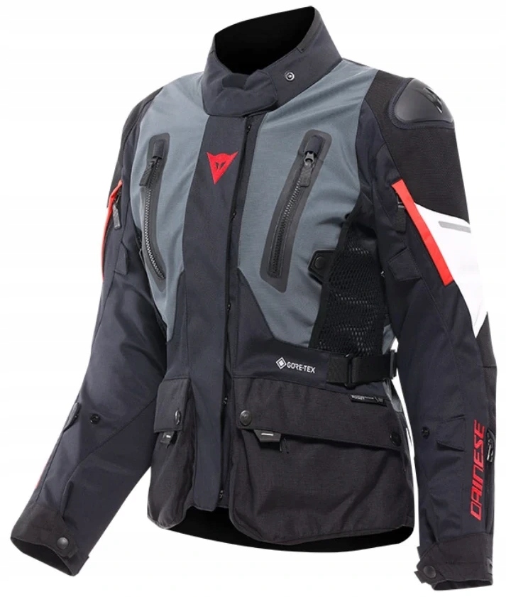 Dainese Carve Master 4 Gtx Lady Ebony Čierna Motocyklová Textilná Bunda 46