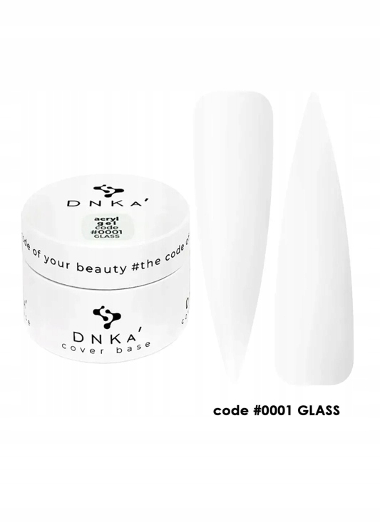 Dnka gel barva 0001 glass 30 g