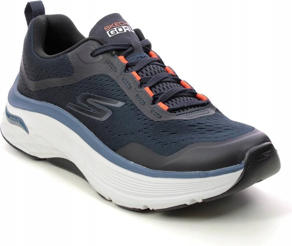 Skechers Max Cushion Arch Fit pánské běžecké boty tmavě modré 45,5