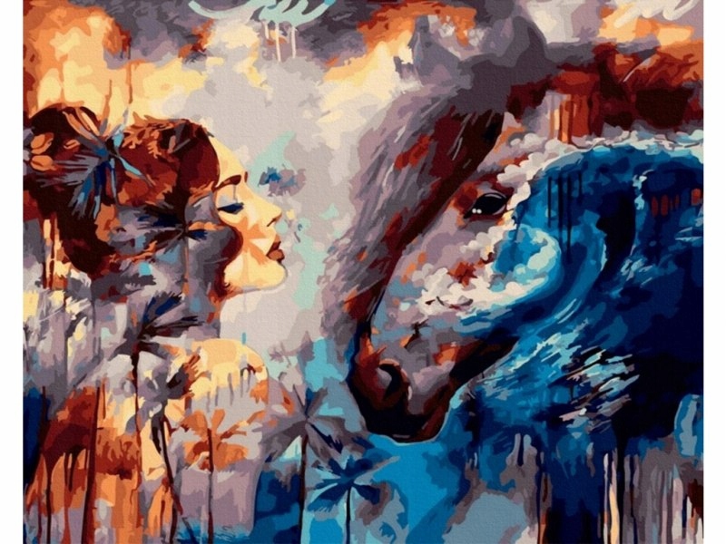 Obraz Malování Podle Čísel Rama 50x40cm Spojení