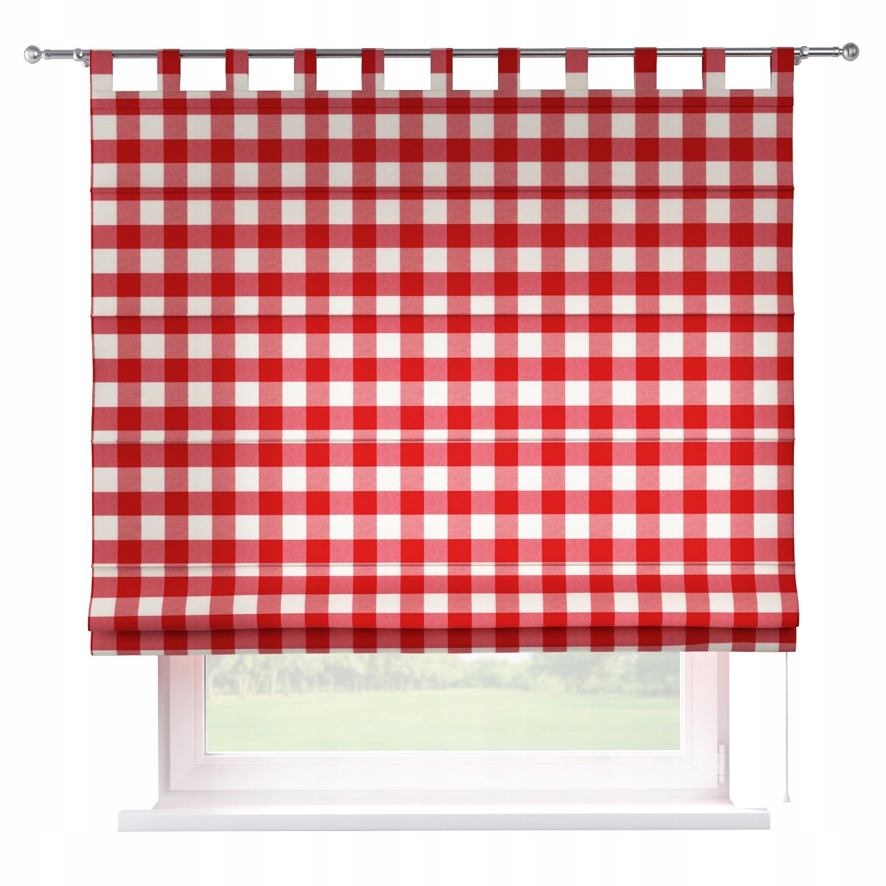 Hotová rímska roleta Verona 130x170 cm červená