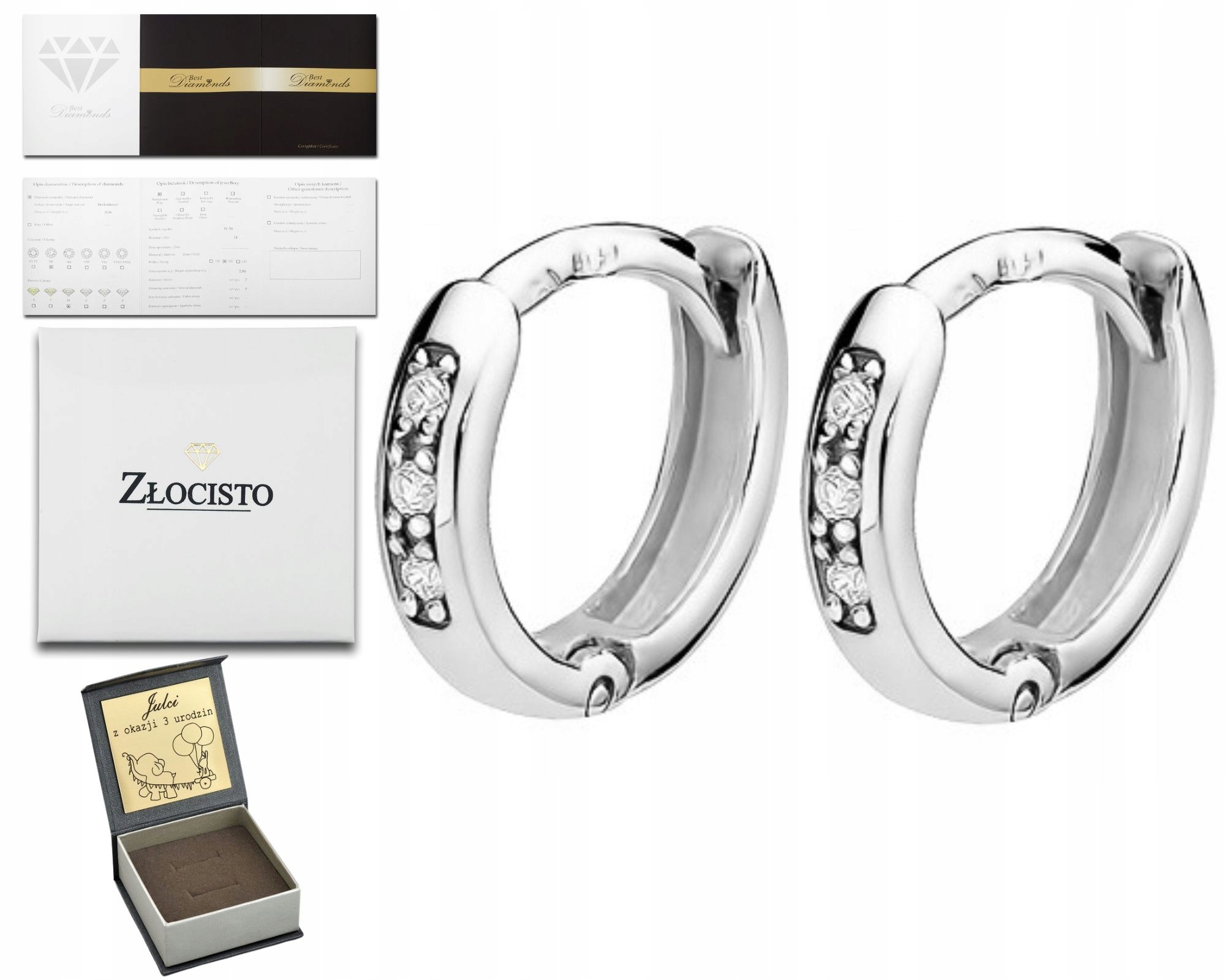 Zlaté Náušnice S Brilianty Na Svatém Přijímání