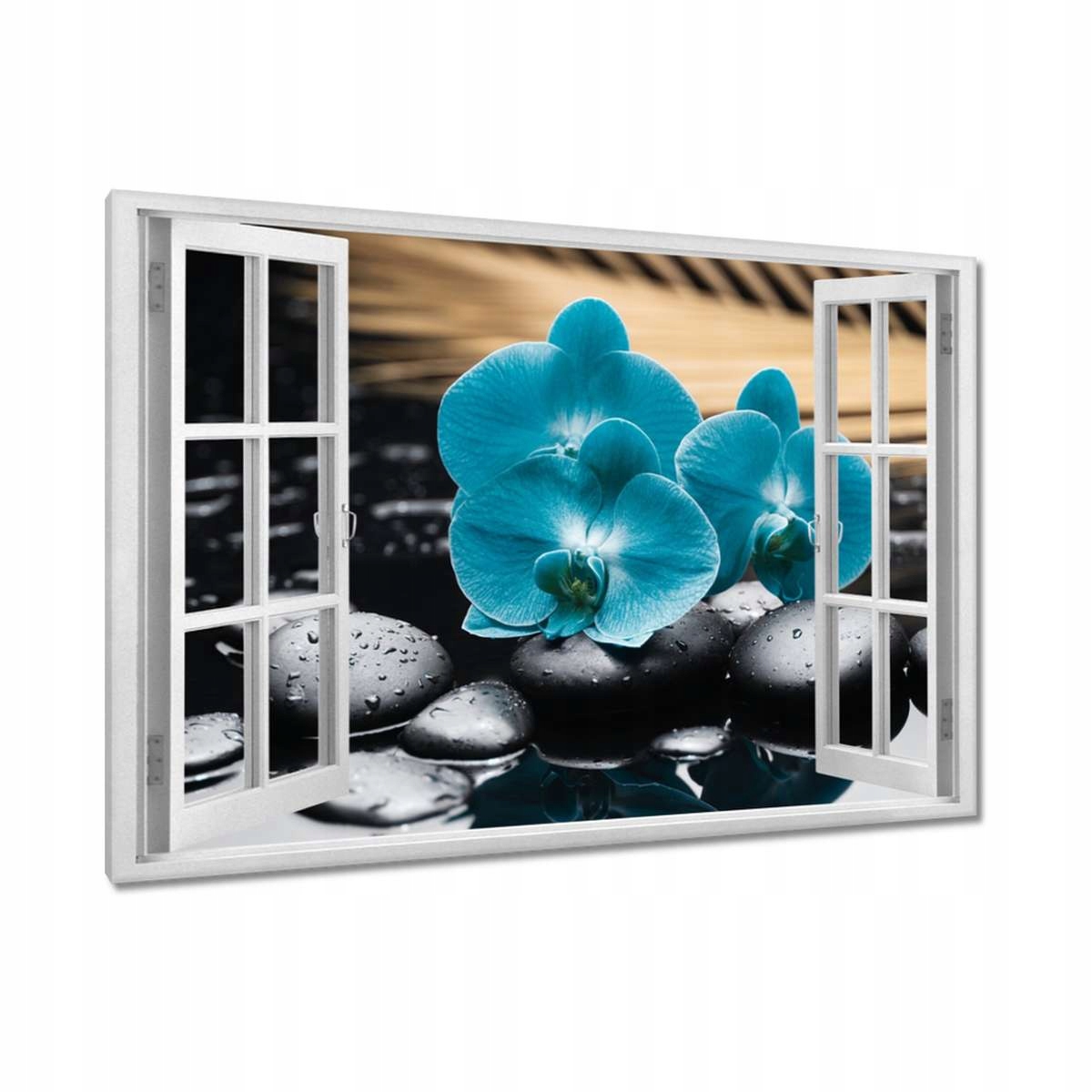 Obrazy 120x80 Tyrkysový orchidej Květina