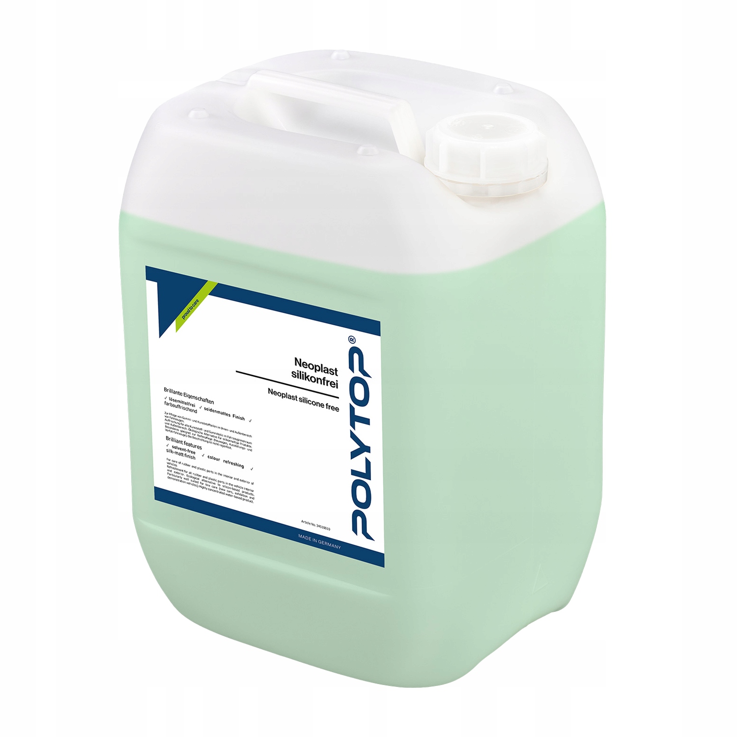 Polytop Neoplast Silicone Free 10L osvieženie plastov a gumy