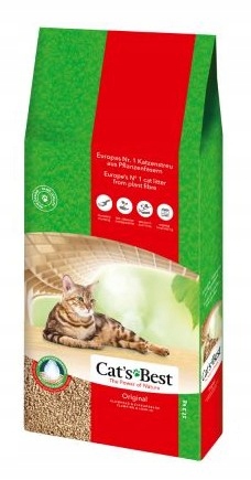 Levně Cat's Best Stelivo pro kočky Original (Eco Plus) 20 l 8,6 kg