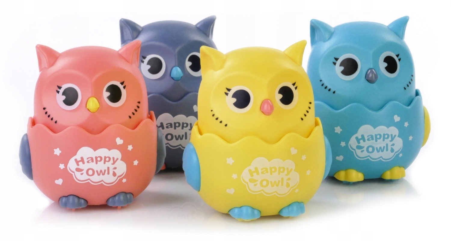 JEŻDŻĄCA SÓWKA UCIEKAJĄCA SOWA NA KÓŁKACH RÓŻNE KOLORY Marka Bigtoys