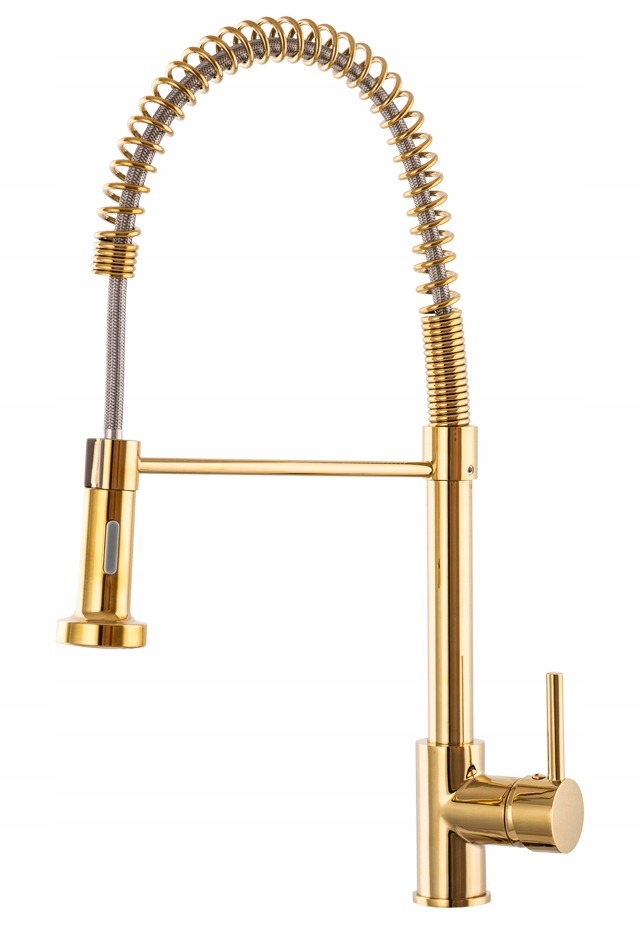 

Bateria Kuchenna Złota Spiral Wyciągana Wylewka