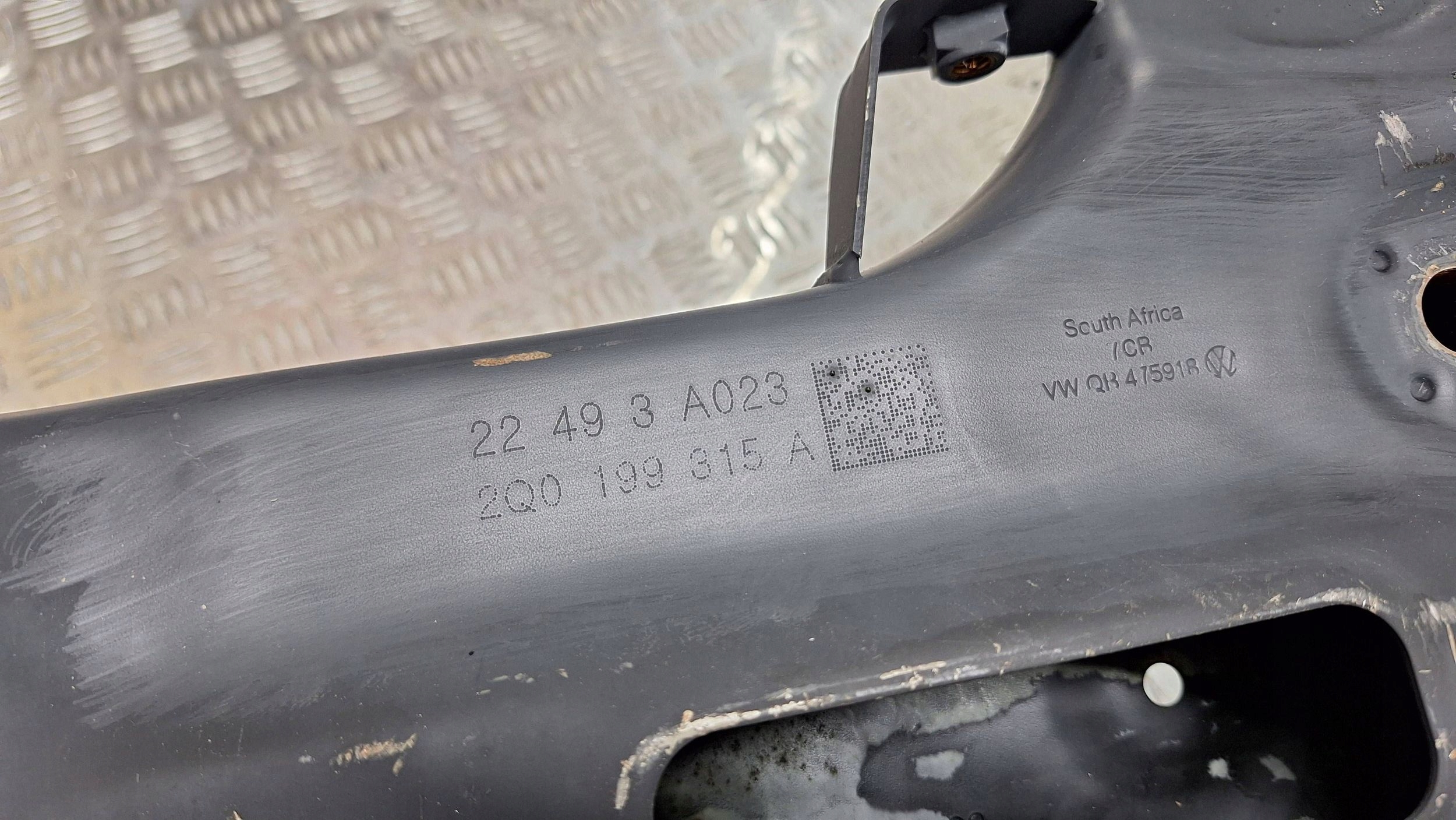 axle beam subframe axle beam front 2Q0199315A VW POLO VI 2G LIFT
