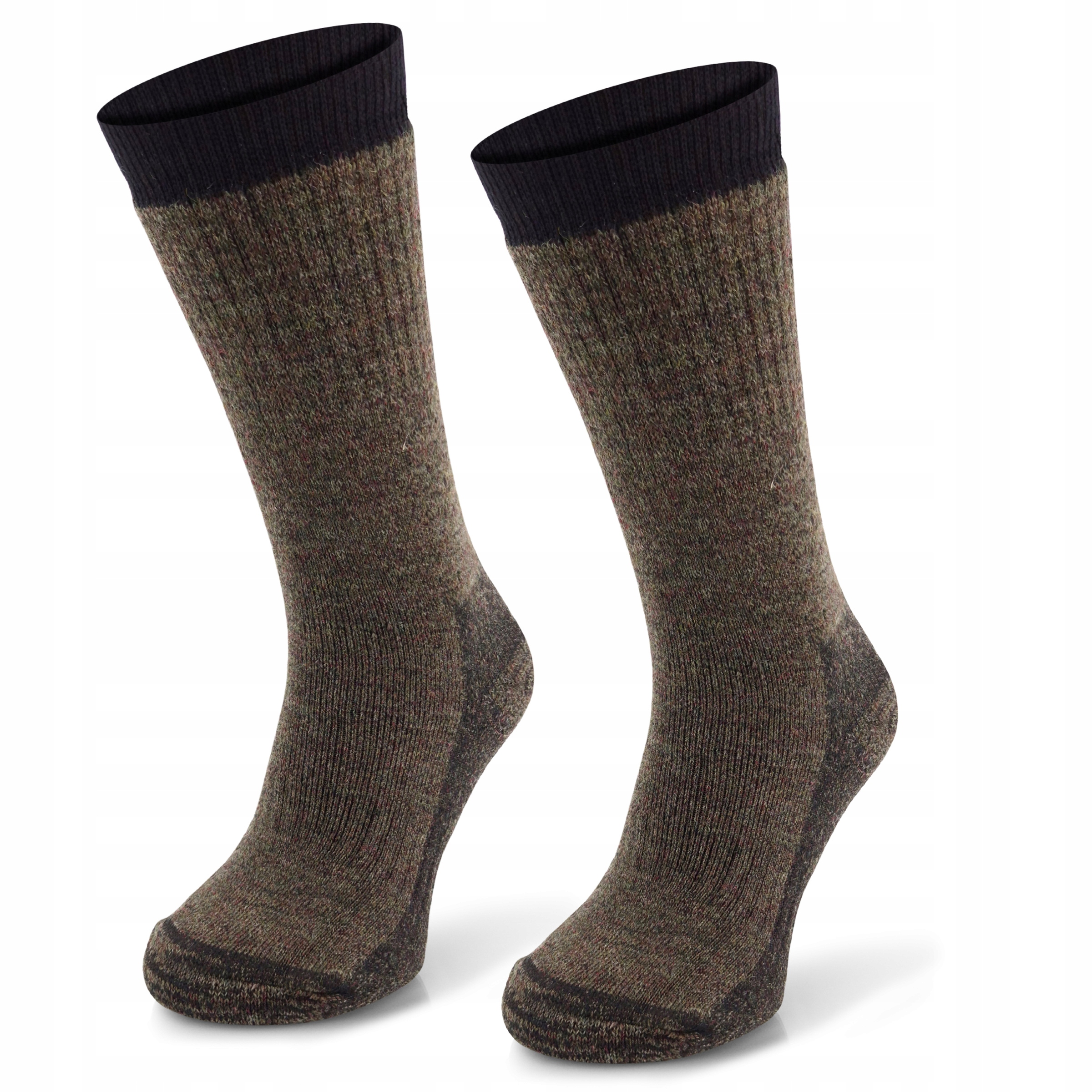 Outdoorowe skarpety termoaktywne na zimę 80% wełny merino jony srebra