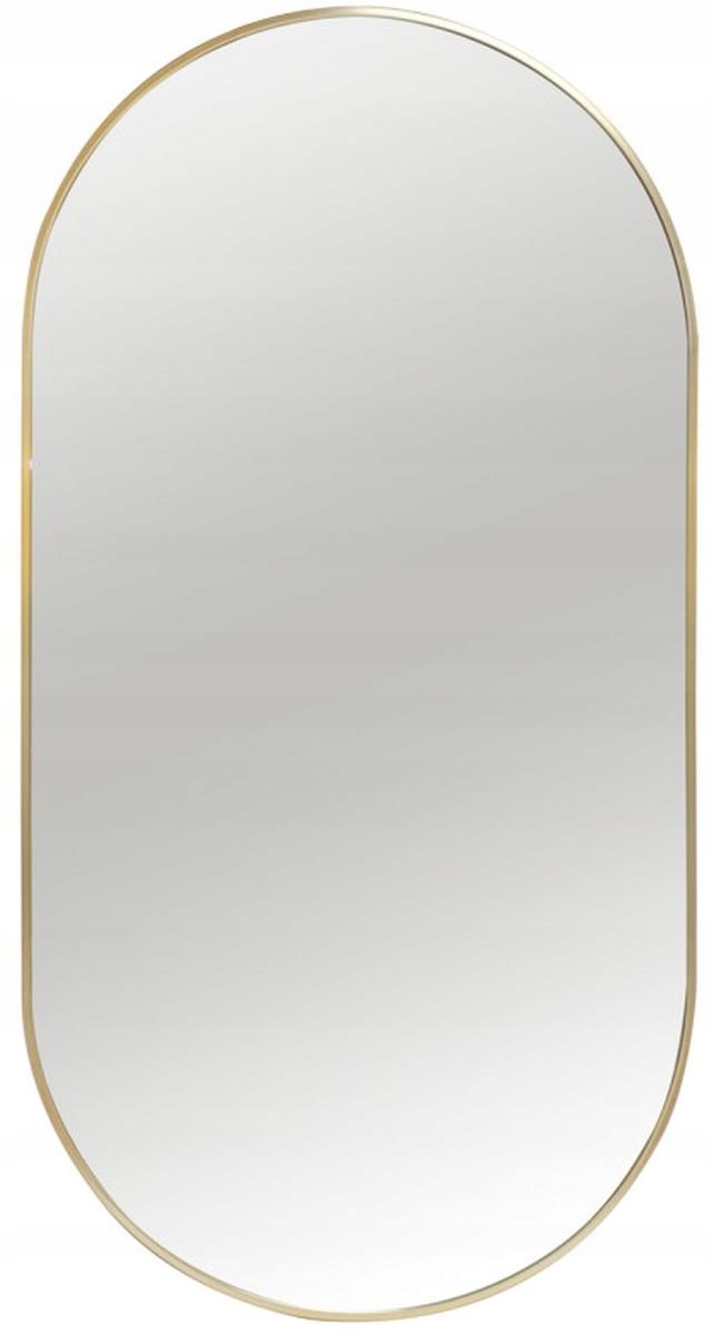 

Lustro Owalne 80X40 CM Złote Ars Longa Scandi
