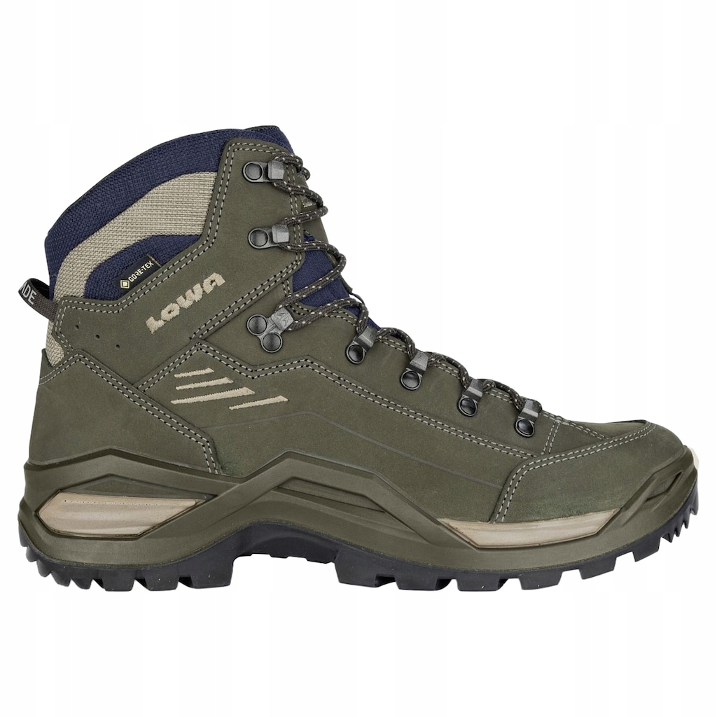 Turistické trekové boty Lowa Renegade Evo Gtx MID Olive/Navy 42,5