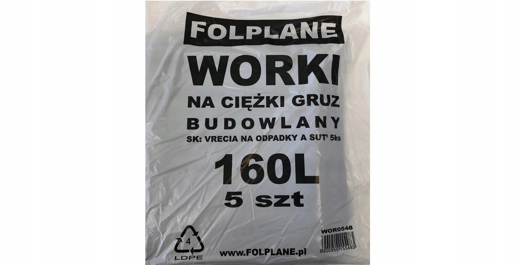 

Painter Worki Budowlane na Gruz 160L op.5szt