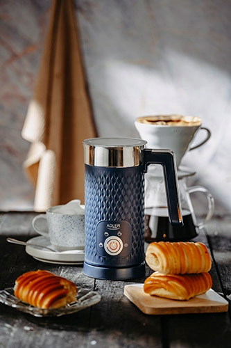 Spieniacz do Mleka AD 4494 Dark Blue - Cappuccino, Latte, Podgrzewanie