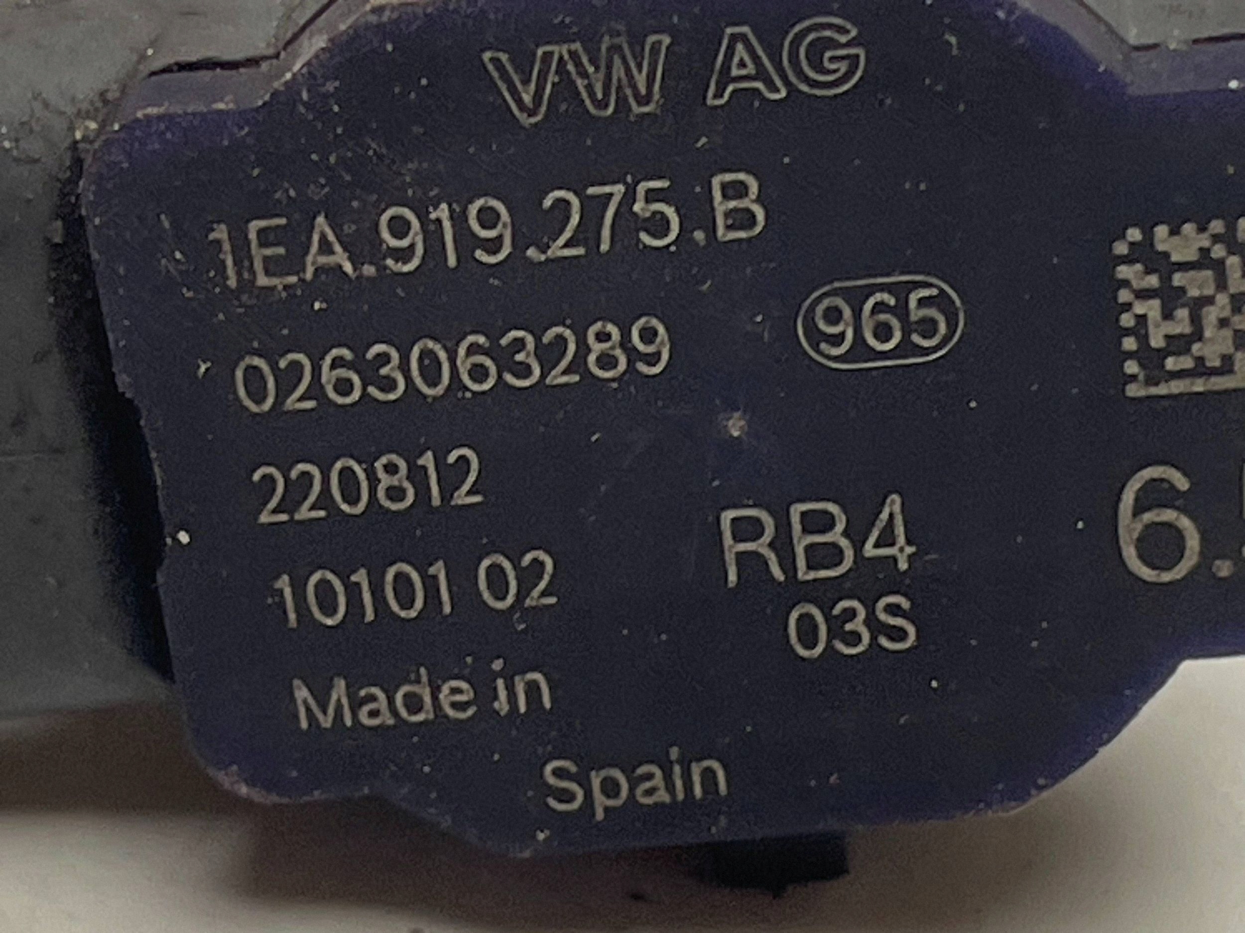 Sensor Parken PDC VW ID.3 ID.4 ID.5 AUDI Q4 e-tron 1EA919275B !J