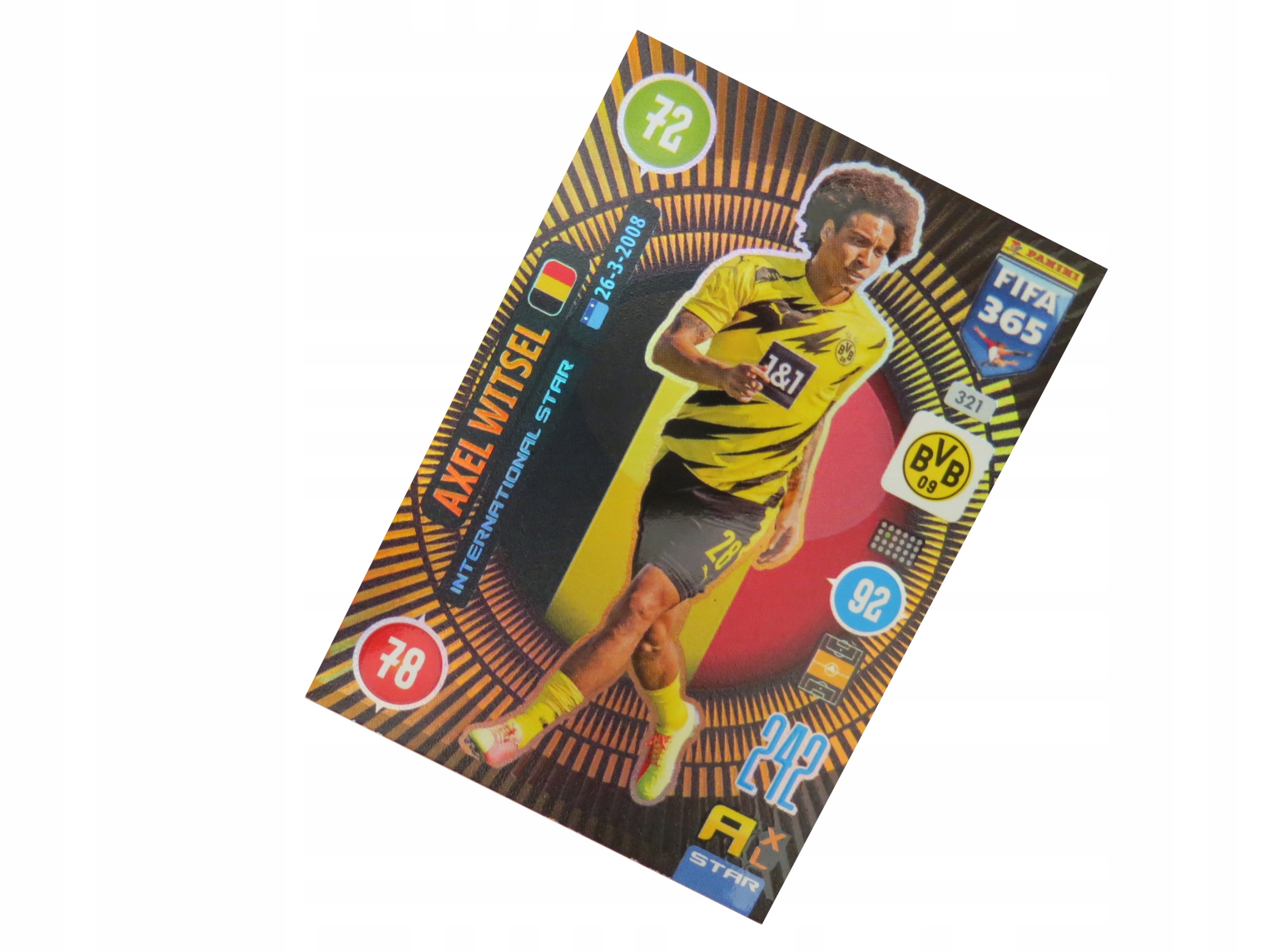 Panini Fifa 365 2021 Karty Piłkarskie International Star Witsel 321 Bvb 09