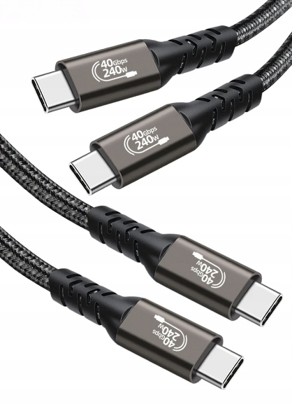 Kabel USB C 4 Thunderbolt 40 Gb/s 240 W 8K 2 m