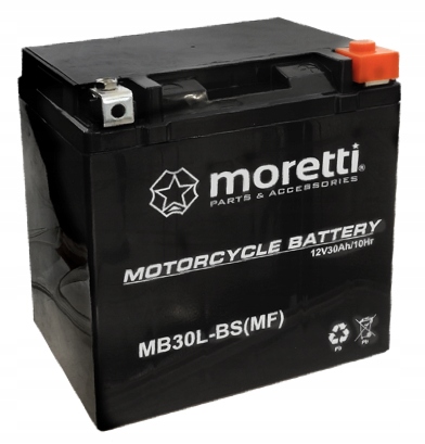 

Akumulator motocyklowy Agm MB30L-BS 12V 30Ah 300A