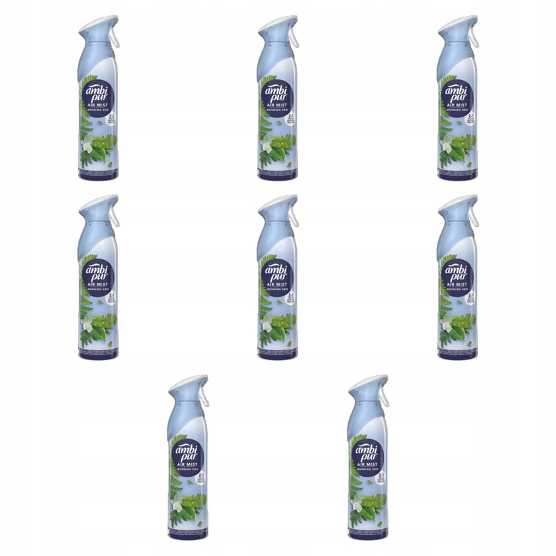 Ambi Pur Morning Dew Osvěžovač vzduchu ve spreji 185 ml X8