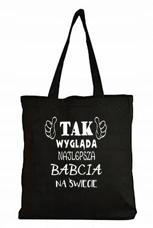 

Torba Bawełniana z Nadrukiem Na Dzień Babci
