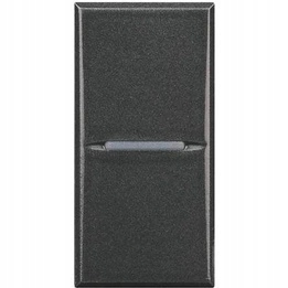 Axolute Schodišťový spínač 10AX 1 modul Axial antracit Bticino HS4003AN