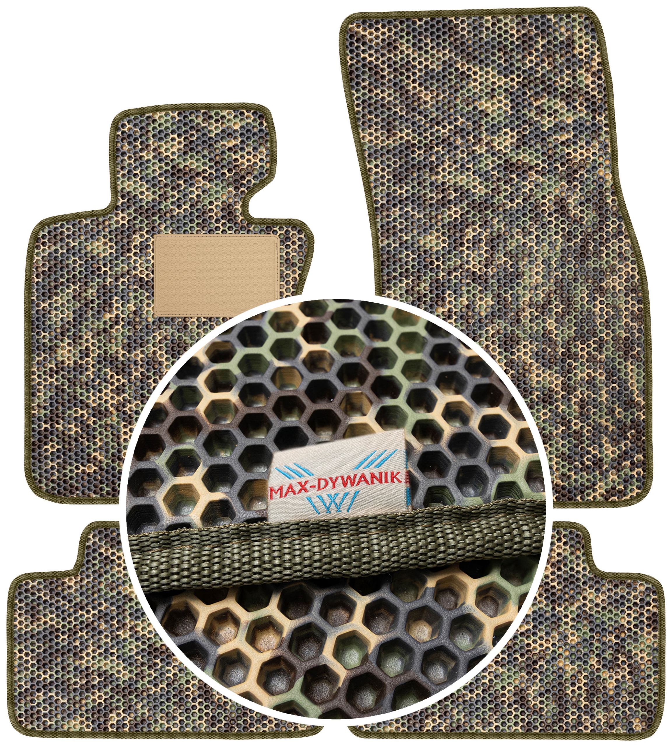 Bmw 6 E63 Coupe 2004-2010 Gumové rohože do auta Eva Moro