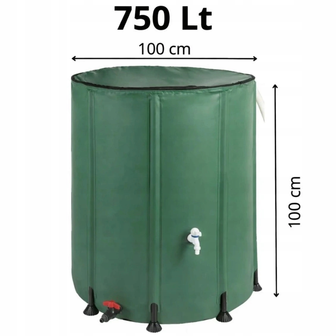 Skladací sud na vodu 750L Asist